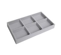 KAHDGSS Plateau de rangement en velours pour rangement de bijoux empilable - Organisateur de bagues - Multifonctionnel - Porte-bijoux moderne