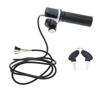 KAHDGSS Poignée D'accélérateur De Vélo Électrique Poignée D'accélérateur Demi-Torsion Confortable pour Les Déplacements Et Les Loisirs Vitesse Réglable