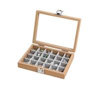 KAHDGSS Porte-bijoux élégant en bois pour les amateurs de mode et les collectionneurs de boucles d'oreilles, collier et bagues, présentoir à bijoux
