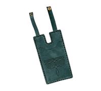 KAHDGSS Portefeuille en cuir fait à la main pour femme avec sangle réglable - Organiseur de cartes western à clipser pour concert, Vert, Taille unique, Beauté de masse