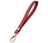 KAHDGSS PU Keychain Bracelet porte-clés avec clés de rechange pour portefeuille, portefeuille, porte-clés, bracelet de téléphone portable pour homme, Rouge
