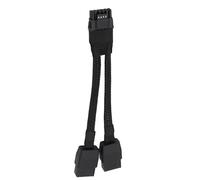 KAHDGSS Puissant Câble d'alimentation De Carte Graphique 600W PCIe 2X 8 Broches Femelle À 16 Broches 12VHPW pour Les Constructions PC Jeu