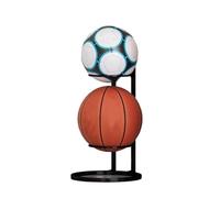 KAHDGSS Rack De Rangement Basket-Ball Roule Rolling Affichage Vertical Stand Football Amovible Organisateurs Balle Garage Facilement pour Utiliser Le Stockage Intérieur