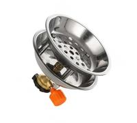 KAHDGSS Réchaud De Camping Coupe-Vent Réchaud Touristique D'extérieur Radiateurs Puissants Cuisinière Touristique Équipement De Cuisine d'urgence Durabilité Brûleurs en Acier Inoxydable