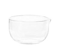 KAHDGSS Récipient alimentaire rond 350/600 ml avec buse de drainage en verre, bol à salade, vaisselle de service, fruits, yaourt, légumes