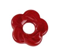 KAHDGSS Resin Flower Pendant Hollow Five Petals Floral Charm Jewelry Supplies for Necklace Bracelet Earring Jewelry Making Resin Charm Pendants