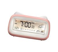 KAHDGSS Réveil électronique à écran participatif, boîtier évident, Affichage de la température, Lampe de Chevet pour Chambre d ' Enfant, réveil participatif Essentiel pour