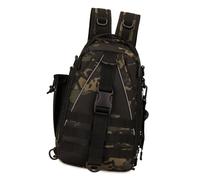 KAHDGSS Sac à bandoulière multifonctionnel pour matériel de pêche, sac à bandoulière, sac de poitrine, grande capacité, sac étanche pour appâts de pêche, a