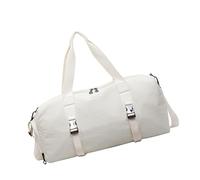 KAHDGSS Sac de fitness Sac de voyage avec compartiment à chaussures Gym Weekendagen Bagages Sport pour Trip Gym Voyage Grande capacité Week-end Avec compartiment à chaussures pour femmes, Blanc.
