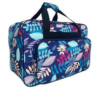 KAHDGSS Sac multifonction pour machine à coudre spacieux en nylon robuste avec poignée pour un transport facile avec des couleurs vives, bleu foncé