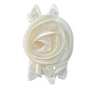 KAHDGSS Satined Rose Flower Appliques for Handmade Project Hat Scarf Bag Making Materials Patches Sewing on Applique Patches