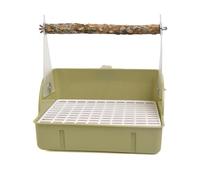 KAHDGSS Small Bird Perch Play Stand Portable Training Parrot Playstand Pet Stand Plateforme pour Les Pochettes Conures Plateforme De Formation des Oiseaux