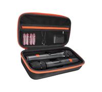 KAHDGSS Solution De Stockage Multifonctionnelle pour 2 Micros sans Fil Dotée De Matériaux Résistants Chocs Étui pour Microphones en Tissu Oxford EVA