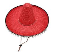 KAHDGSS Sombrero à franges avec couronne en paille tissée | Construction en paille tissée, franges rondes blanches, quotidienne pour les photos de et les fêtes en