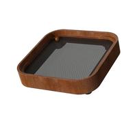 KAHDGSS Support de refroidissement de bureau en bois pour protection des boutons d'alimentation, ventilation stable, antidérapant, support en bois pour ordinateur portable