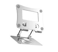 KAHDGSS Support de tablette rotatif à 360 degrés, portable, pliable, support de bureau pour tablette, ordinateur portable, support en aluminium pour ordinateur portable