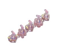 KAHDGSS Support d'entraînement pour ongles en résine - Support de présentation pour faux ongles - Outil de manucure à la maison - Outil à presser pour peindre les ongles en résine - Cristal