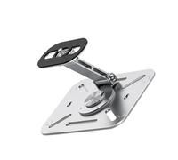 KAHDGSS Support mural en métal pour projecteur - Filetage 6,35 mm - 2 vis pour appareil photo reflex numérique - Support pliable en métal pour équipement de projection