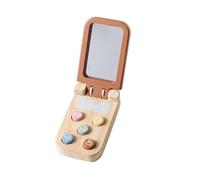 KAHDGSS Téléphone De Dessin Animé en Bois Activité d'apprentissage du Jouet Ours pour Les 3 Ans Et Plus en Toute Sécurité Lisse Semblable À Un Jeu Couverture Convivial pour Les Tout-Petits