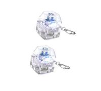 KAHDGSS Testeurs de commutateurs de claviers Portables 2 pièces avec Son Clair et LED dégradés pour soulager l ' anxiété Pendant Les Pauses de Travail, Jouet sonore avec clics