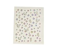 KAHDGSS Under Eye Tear Drop Gemstones Shimmering Face Jewels for Unique Makeup and Social Gatherings Christmas Jewelry Stickers Face Decorations