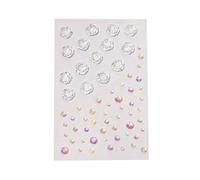 KAHDGSS Under Eye Tear Drop Gemstones Shimmering Face Jewels for Unique Makeup and Social Gatherings Christmas Jewelry Stickers Face Decorations