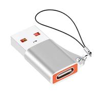 KAHDGSS USB C Adapter for Laptop Phone 3 to Type Converter with Lanyard 10Gbps Data Transfer Power Metal Adapter with Lanyard