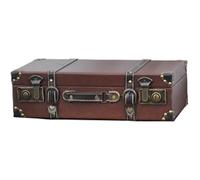 KAHDGSS Valise de voyage élégante européenne en cuir PU spacieuse pour collectionneurs et amateurs d'utilisation quotidienne décontractée, Marron Lot de 3