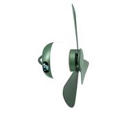 KAHDGSS Ventilateur oscillant USB à 360 degrés, éclairage de nuit, 3 vitesses, vitesse réglable, refroidissement silencieux pour voyage, bureau, étude, camping en plein air ventilateur avec