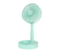 KAHDGSS Ventilateur pliable portable à plusieurs vitesses avec batterie 2400 mAh Puissant appareil de refroidissement de bureau adapté pour le camping en classe Petit ventilateur pliable USB