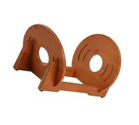 KAHDGSS Wooden Storage Holder Stand Records Organiser Rack Base with Angled Protections Support Holds 50 Albums User Friendly Display Organiser