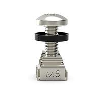 KAHDGSS X 16 Mm/12 Mm Écrous À Cage De en Rack Vis Rondelles pour Étagères D'armoire De Serveur À en Rack Routeurs Vis De Écrous À Cage Vis Trou Carré