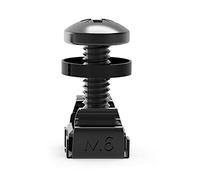 KAHDGSS X 16 Mm/12 Mm Écrous À Cage De en Rack Vis Rondelles pour Étagères D'armoire De Serveur À en Rack Routeurs Vis De Écrous À Cage Vis Trou Carré