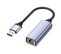 Kahdsvby Adaptateur réseau Type-C vers RJ45 Ethernet Type-C 3.0 PC Internet Type-C 1000 Mbps Convient pour ordinateur portable/TV Box