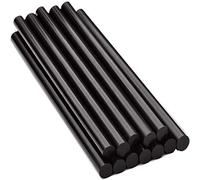 KAHEIGN 15 Pièces Bâtons de Colle Chaude, 270 x 11mm Noir Bâtons de Colle Thermofusible pour Dissolvant Réparation Carrosserie Voiture Projets Bricolage pour Le Bureau à Domicile