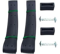 KAHEIGN 2 Pièces 90cm Attaches D'arbres, 3,8cm À Toute épreuve Pièges à Arbres Réglables pour Arbuste d'arbre De Support (Noir)