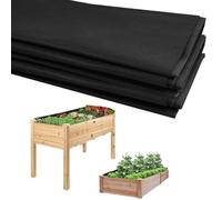 KAHEIGN 2 Pièces Doublures de Jardinières Surélevées, 160CM x 210CM Grand Bac à Légumes en Tissu Tapis Non Tissé pour Bacs à Légumes Revêtement Sacs de Culture pour Culture Légume Fleurs Plantes