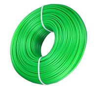 KAHEIGN 2mm x 100m Lignes De Coupe, Toute épreuve Ligne De Coupe-Herbe Débroussailleuse Corde Ronde en Nylon pour Coupe-Herbe De Jardin Débroussailleuses électriques (Vert)