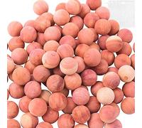 KAHEIGN 50 Pièces Bois De Cèdre Balles Anti-Mites, 100% Naturel Aromatique Cèdre Rouge Blocs De Bois Anti Mite S Protecteur De Vêtements Storage Assainisseur Tiroirs Armoires