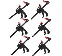 KAHEIGN Lot de 6 Pinces de Serrage Rapides pour Le Travail Du Bois, Pour Les Travaux Manuels, Les Travaux Manuels Et Le Bois