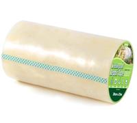 KAHEIGN Ruban de Réparation Transparent 20cm x 25m, 6mil, Polyéthylène, Résistant aux Basses Températures et UV, Pour Serre, Tente, Imperméable