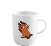 KAHLA DieMaus Gobelet 0,35 l Motif souris musicale | Gobelet blanc au design de la souris
