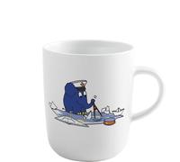 KAHLA DieMouse Gobelet 0,35 l motif capitaine éléphant | Tasse blanche au design souris