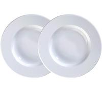 Kahla Nature | Lot de 2 assiettes creuses en porcelaine 22,5 cm | Qualité allemande