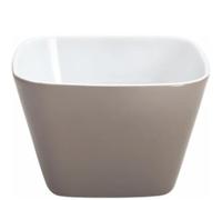 KAHLA Pronto Colore 206010A72648C Petit bol carré en porcelaine Gris chaud 6 x 6 cm