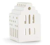 Kähler Bougeoir Urbania en forme de phare, blanc, hauteur 9,9 cm
