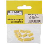 Kahlert Licht 07722 Fiche femelle 2.6 mm 10 pc(s) sans trou transversal jaune