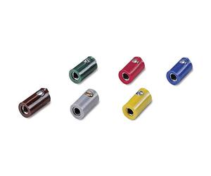 Kahlert Licht 07726 Fiche femelle 2.6 mm 10 pc(s) sans trou transversal bleu