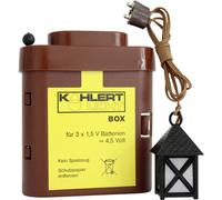 Kahlert Licht 20104 Lanterne de crèche 4.5 V avec boîtier de batterie