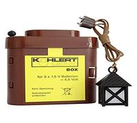 Kahlert Licht 20104 Lanterne de crèche avec boîte à piles 4,5 V